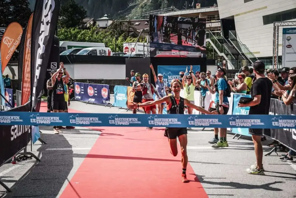 Lisa Risch Zieleinlauf Mayrhofen