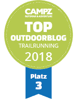 3. Platz CAMPZ Top Outdoorblog 2018 - Trailrunning